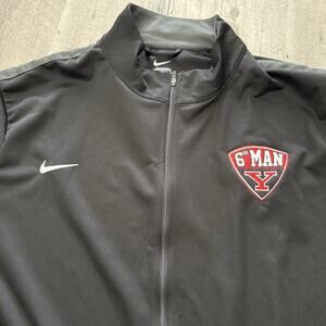 NIKE Epic Athletic Training Jacket Mens 3XL Black Full Zip 835571-020 YSU